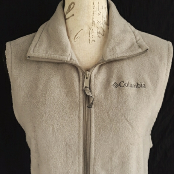 Columbia Womens Fall Vest Jacket Tan - Picture 3 of 4